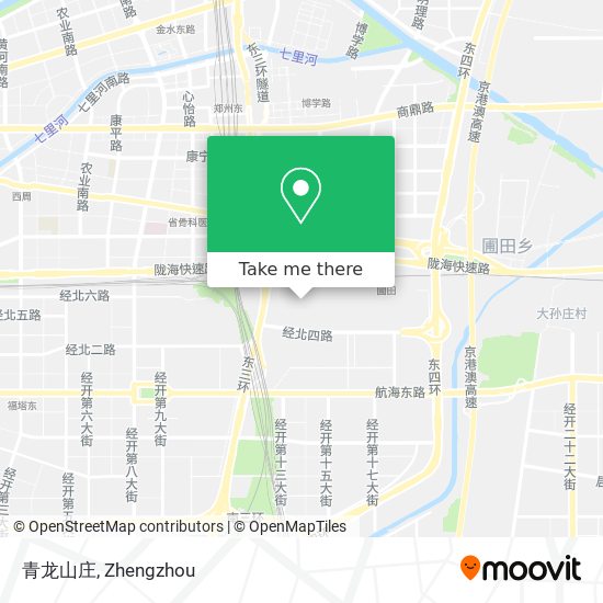 青龙山庄 map