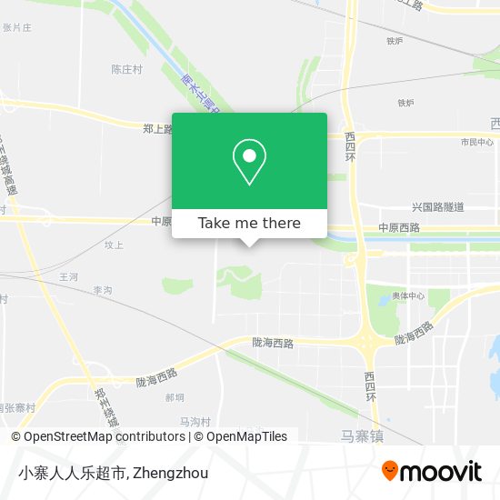 小寨人人乐超市 map