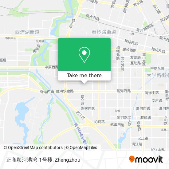 正商颖河港湾-1号楼 map