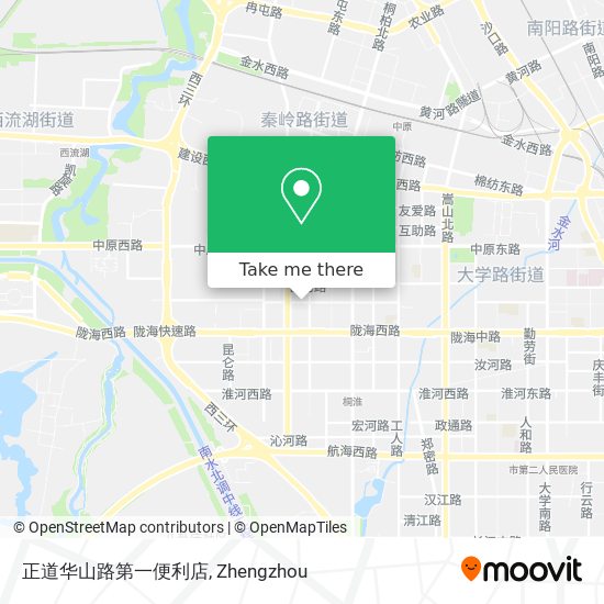 正道华山路第一便利店 map