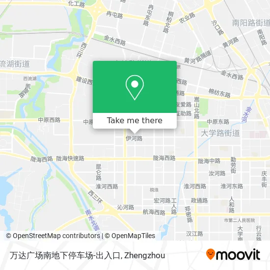 万达广场南地下停车场-出入口 map