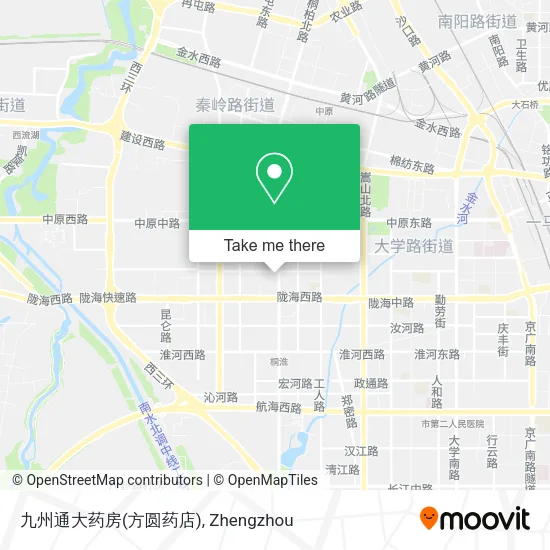 九州通大药房(方圆药店) map