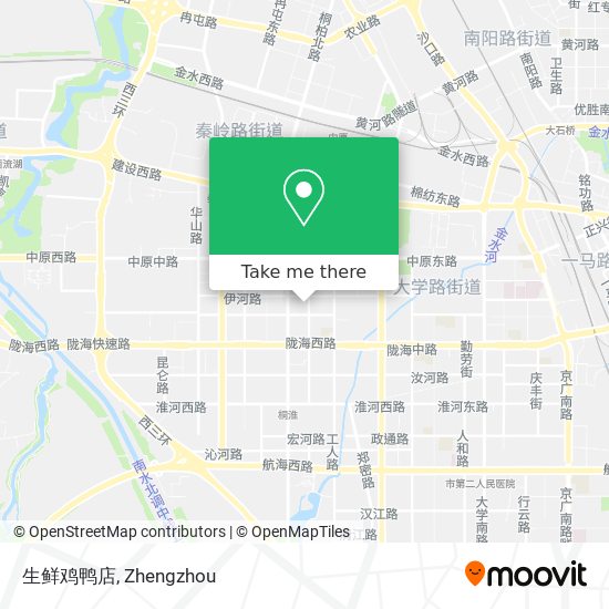 生鲜鸡鸭店 map