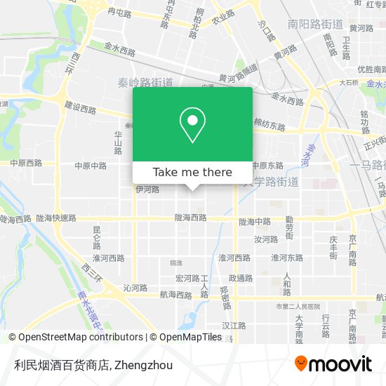 利民烟酒百货商店 map