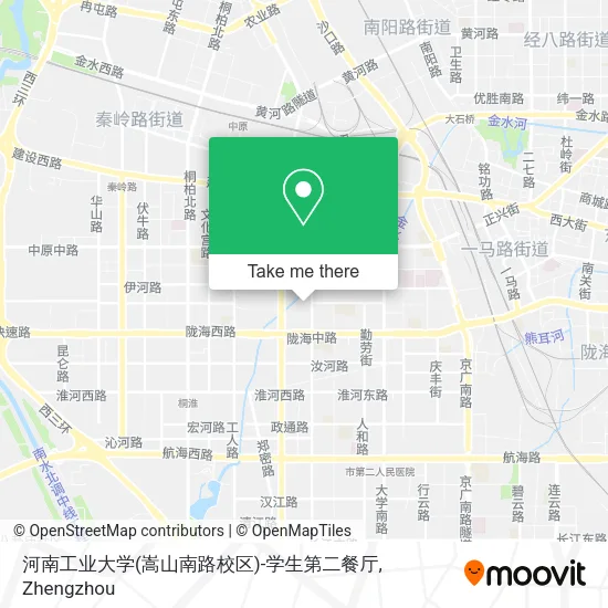 河南工业大学(嵩山南路校区)-学生第二餐厅 map