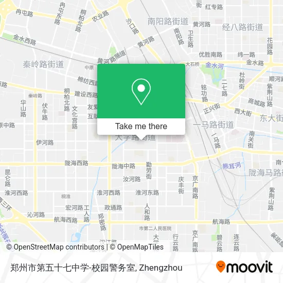 郑州市第五十七中学-校园警务室 map