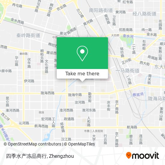 四季水产冻品商行 map