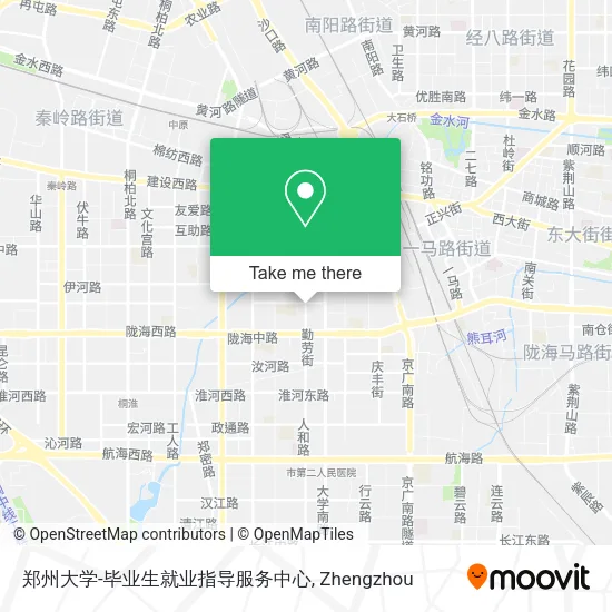 郑州大学-毕业生就业指导服务中心 map