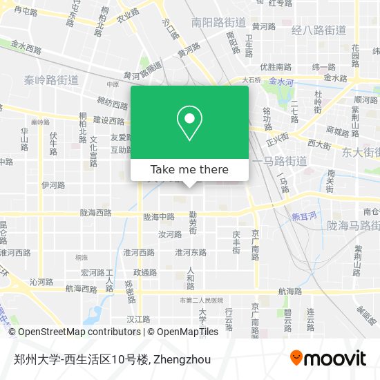 郑州大学-西生活区10号楼 map