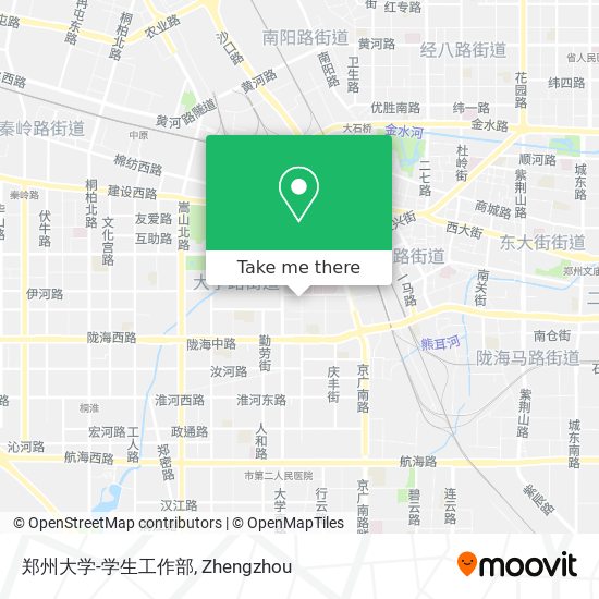 郑州大学-学生工作部 map