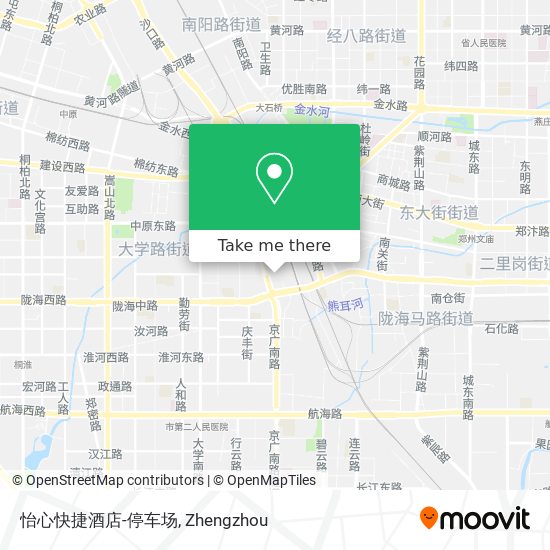 怡心快捷酒店-停车场 map