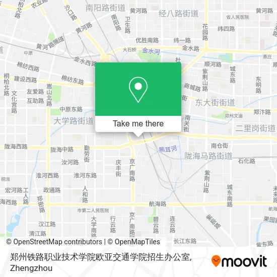 郑州铁路职业技术学院欧亚交通学院招生办公室 map