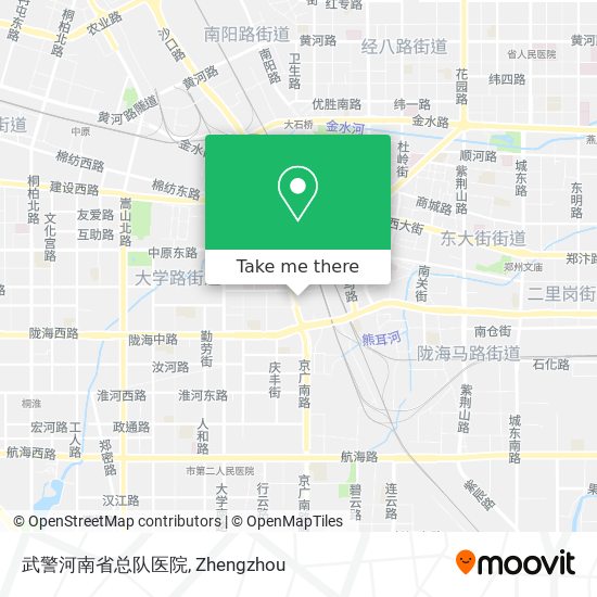 武警河南省总队医院 map