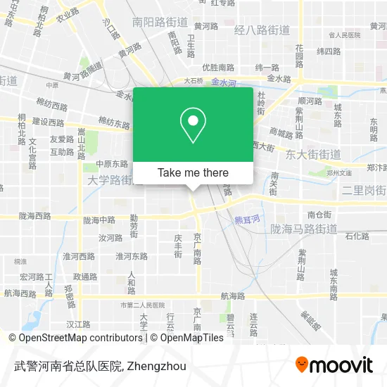 武警河南省总队医院 map