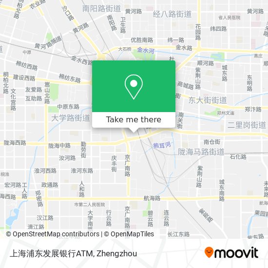 上海浦东发展银行ATM map