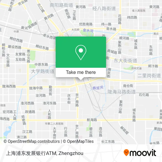 上海浦东发展银行ATM map