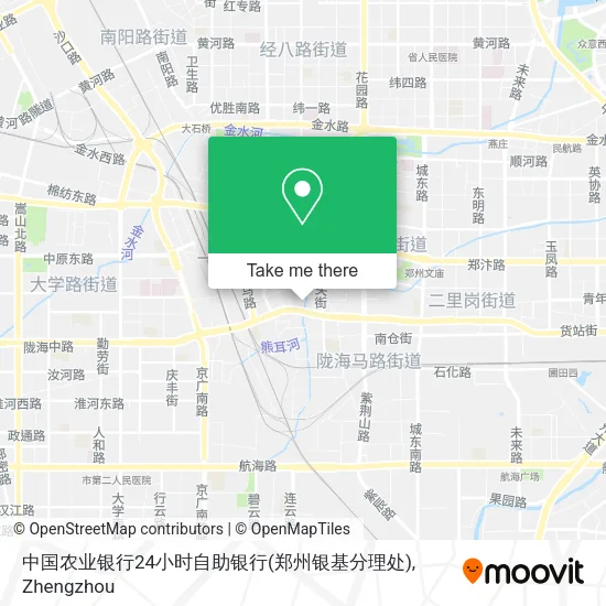 中国农业银行24小时自助银行(郑州银基分理处) map