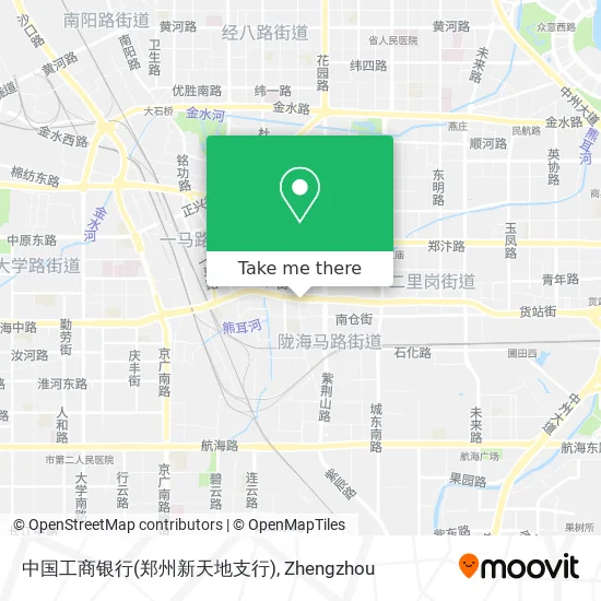 中国工商银行(郑州新天地支行) map