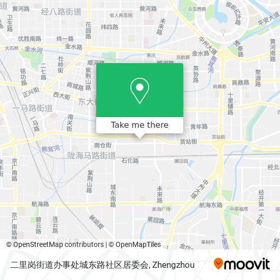 二里岗街道办事处城东路社区居委会 map