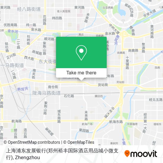 上海浦东发展银行(郑州裕丰国际酒店用品城小微支行) map