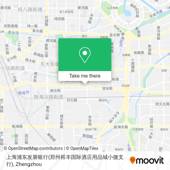 上海浦东发展银行(郑州裕丰国际酒店用品城小微支行) map
