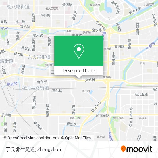 于氏养生足道 map