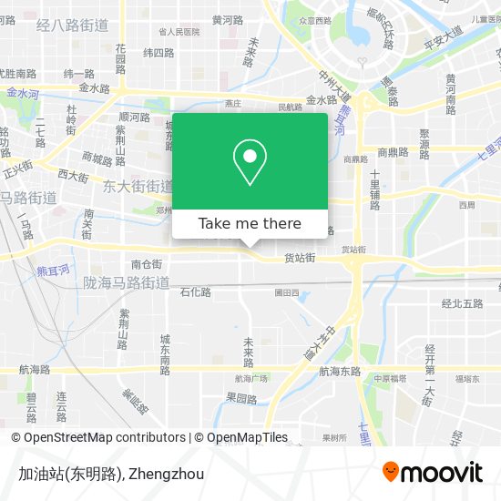 加油站(东明路) map