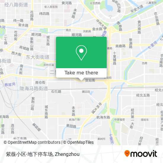 紫薇小区-地下停车场 map