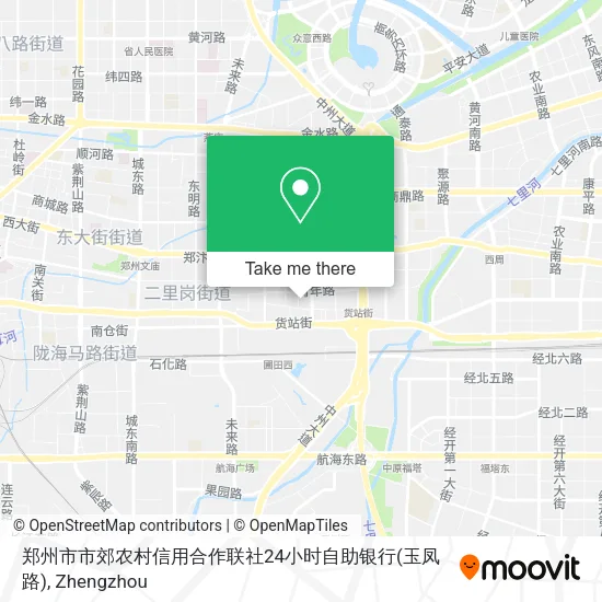 郑州市市郊农村信用合作联社24小时自助银行(玉凤路) map