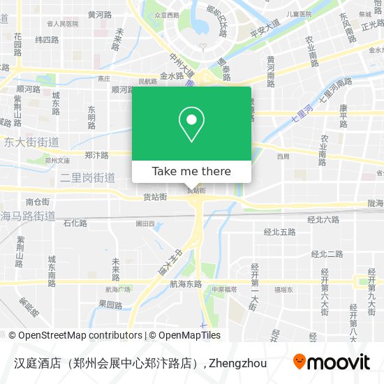 汉庭酒店（郑州会展中心郑汴路店） map