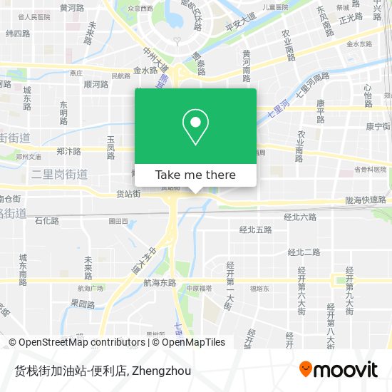 货栈街加油站-便利店 map