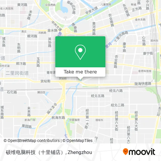 硕维电脑科技（十里铺店） map