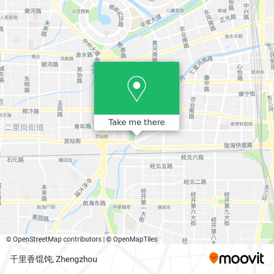千里香馄饨 map