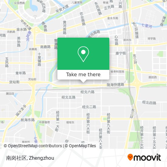 南岗社区 map