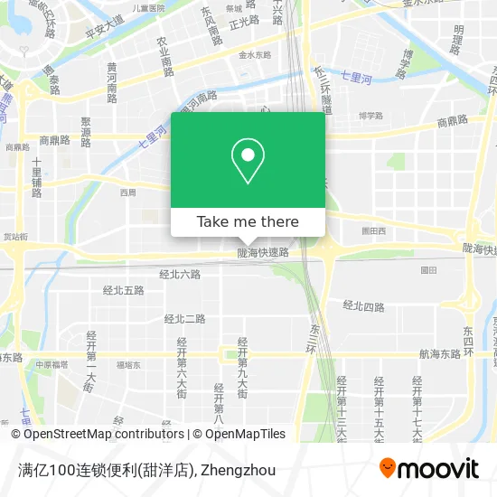 满亿100连锁便利(甜洋店) map