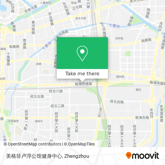 美格菲卢浮公馆健身中心 map