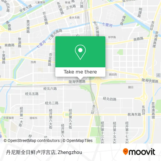 丹尼斯全日鲜卢浮宫店 map