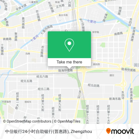 中信银行24小时自助银行(普惠路) map