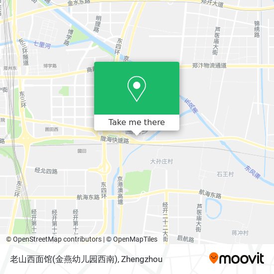 老山西面馆(金燕幼儿园西南) map