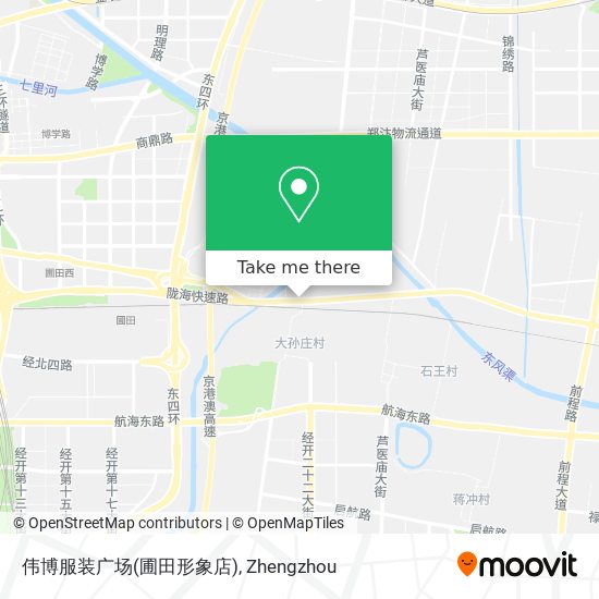 伟博服装广场(圃田形象店) map