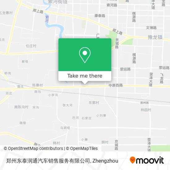 郑州东泰润通汽车销售服务有限公司 map