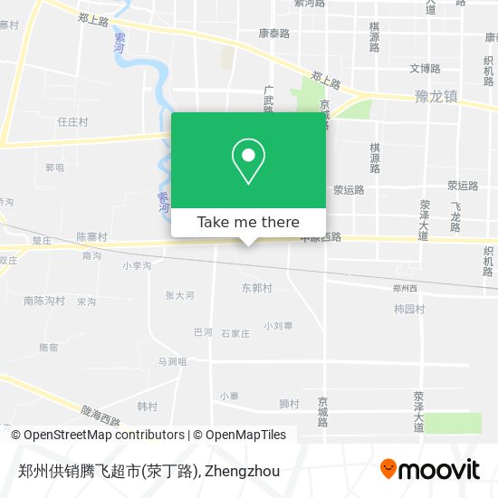 郑州供销腾飞超市(荥丁路) map