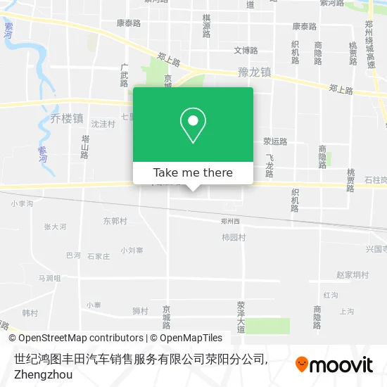 世纪鸿图丰田汽车销售服务有限公司荥阳分公司 map