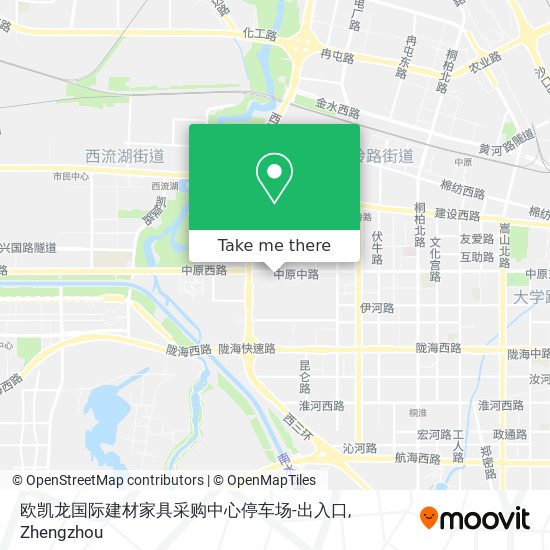 欧凯龙国际建材家具采购中心停车场-出入口 map