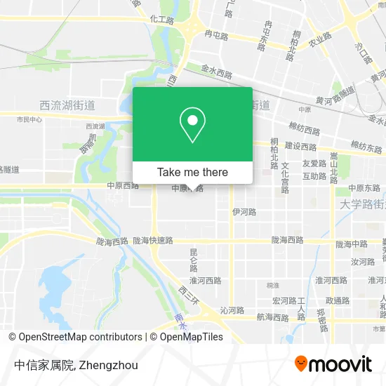 中信家属院 map