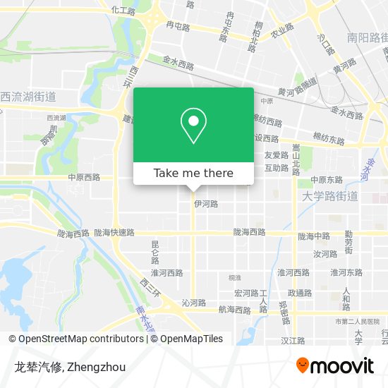 龙辇汽修 map