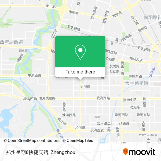 郑州星期8快捷宾馆 map