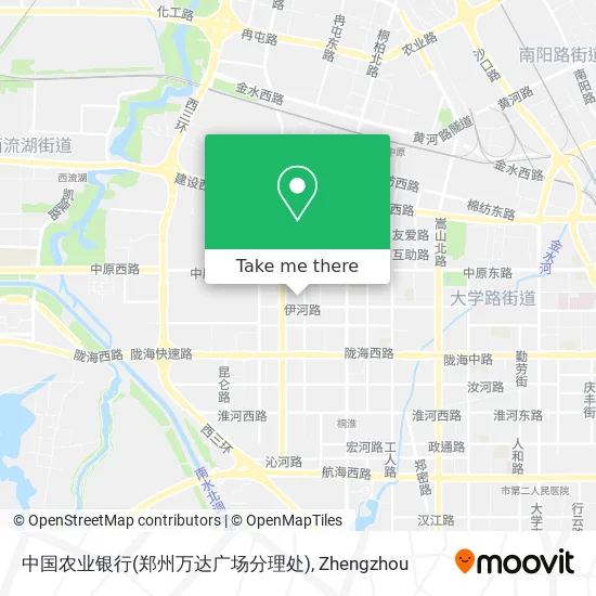 中国农业银行(郑州万达广场分理处) map