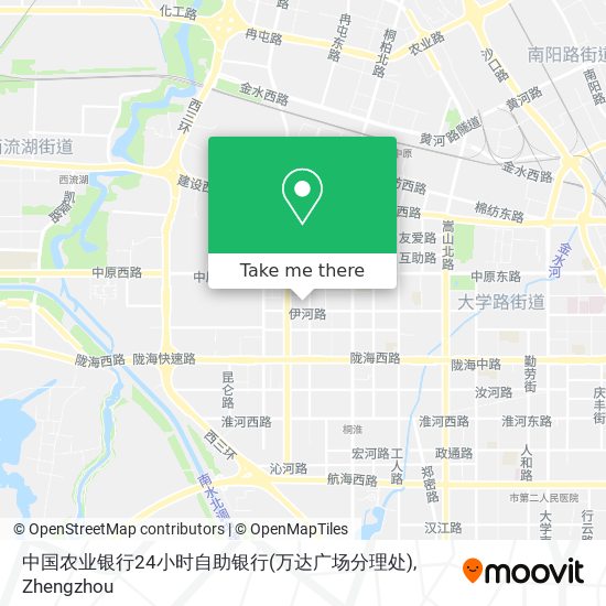 中国农业银行24小时自助银行(万达广场分理处) map