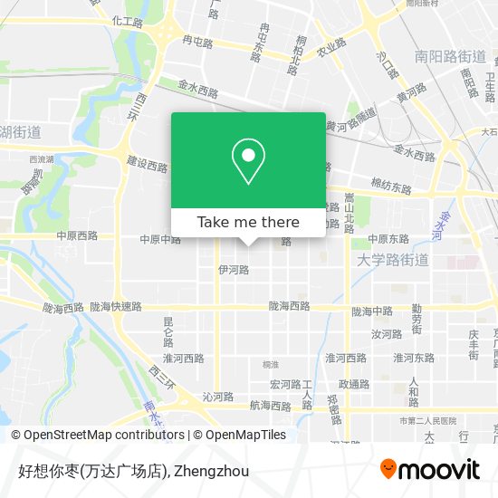 好想你枣(万达广场店) map